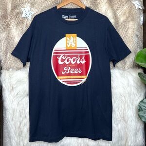 Coors Banquet Beer Blue Short Sleeve T-Shirt